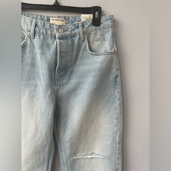 NWT We the Free Free People Deep Trance Boyfriend Jeans (size 27) - Picture 8 of 14